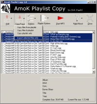 AmoK Playlist Copy screenshot