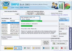 SMS Marketing Blackberry Mobile screenshot