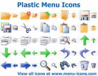 Plastic Menu Icons screenshot