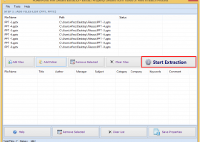 PowerPoint File Details Extractor screenshot