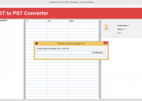 SoftKnoll OST to PST Converter screenshot