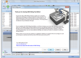 O&O Defrag Free Edition x64 screenshot
