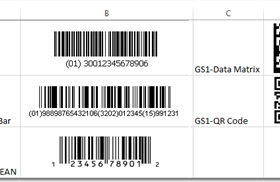 GS1 Linear Barcode Font Suite screenshot