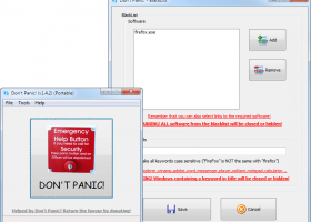 Don't Panic Portable screenshot