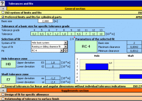 MITCalc Tolerances screenshot
