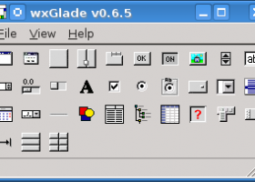 wxGlade screenshot