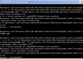 Image to PDF Converter Command Line screenshot