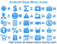 Android Style Menu Icons screenshot