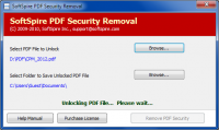 Unlock Security from PDF screenshot