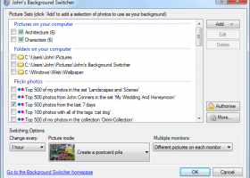 John’s Background Switcher screenshot