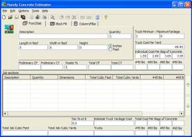 Handy Concrete Estimator screenshot