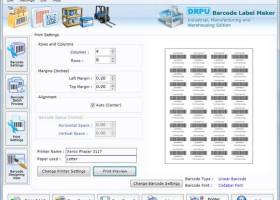 Barcodes for Manufacturing Warehousing screenshot