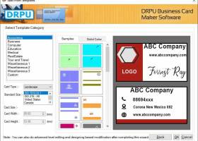 Windows Business Cards Printing Tool screenshot