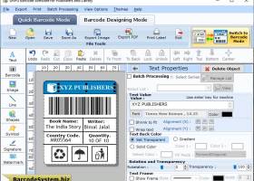 Publisher Barcode Tool screenshot