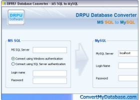 MSSQL to MySQL Migrator screenshot