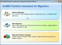 AOMEI Partition Assistant for Migration screenshot