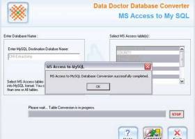 MS Access DB Converter Software screenshot