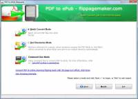 FlipPageMaker Free PDF to ePub screenshot