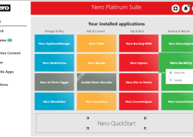 Nero Platinum Suite screenshot