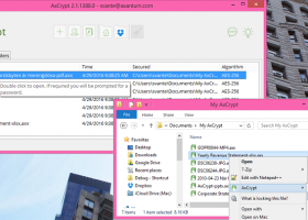 AxCrypt screenshot