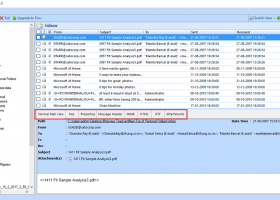 Export PST to PDF screenshot