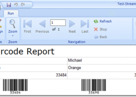 ASPX Linear Barcode Script screenshot