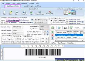 Warehousing Barcode Labels Tool screenshot