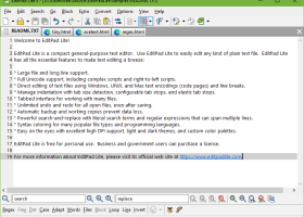 EditPad Lite screenshot