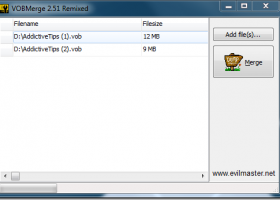 VOBMerge screenshot