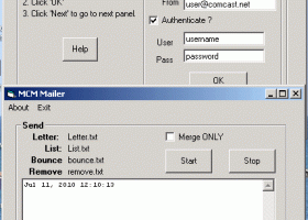 MarshallSoft Client Mailer for dBase screenshot