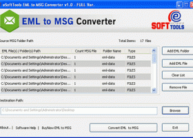 Import EML to MSG Outlook screenshot