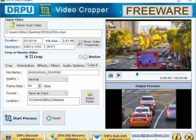 Advanced Free Video Cropper Application screenshot