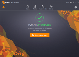 Avast Pro Antivirus screenshot