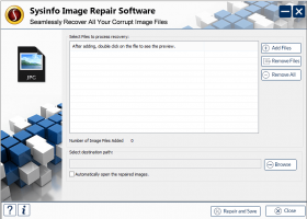 SysInfoTools Image Repair Tool screenshot