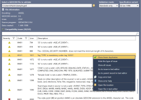 GEDCOM Validator 64-bit screenshot
