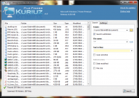 Kuriuz File Finder screenshot