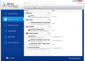 Sticky Password Free screenshot