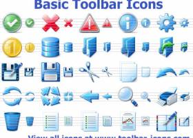Basic Toolbar Icons screenshot