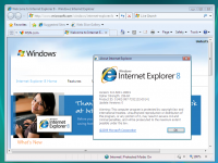 Internet Explorer 8 for Windows Vista 64-bit and Windows Server 2008 64-bit screenshot