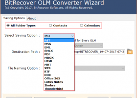 Mac OLM to NSF Converter screenshot