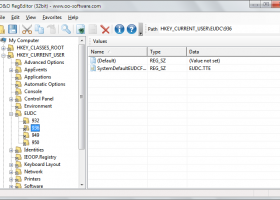 O&O RegEditor screenshot