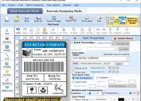 Retail Inventory Barcode Creator screenshot