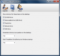 TweakNow DriveShortcut screenshot