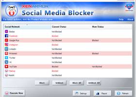 XenArmor Social Media Blocker screenshot
