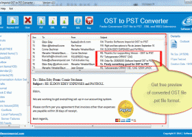 Microsoft OST to PST Converter screenshot