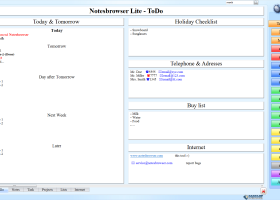 Notesbrowser Lite English screenshot