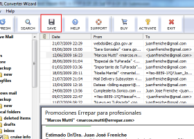 EML Converter to Convert EML Files to Several Formats screenshot