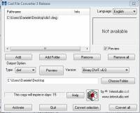 CAD File Converter W screenshot