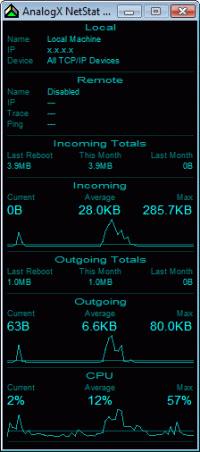 AnalogX NetStat Live screenshot