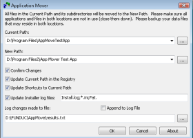 Application Mover x32 screenshot